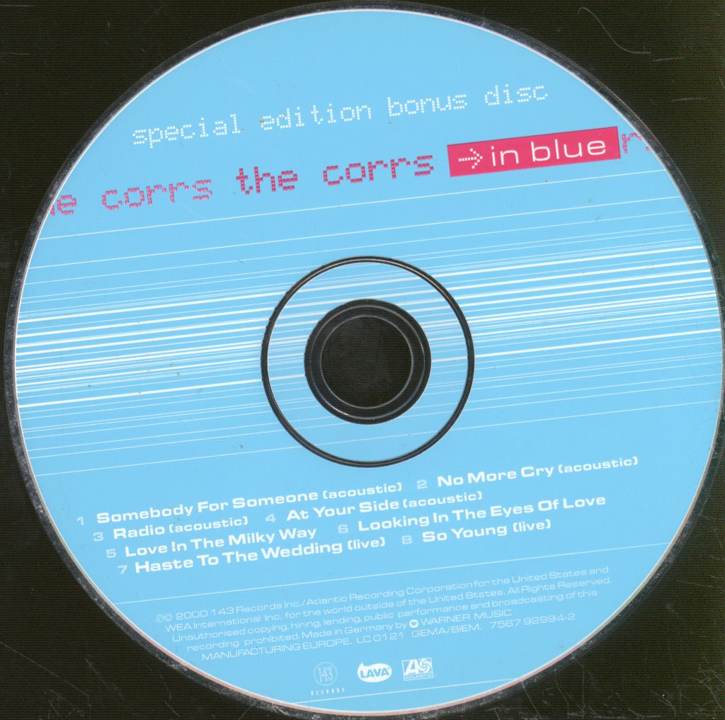 Corrs - In Blue - Double Cd
