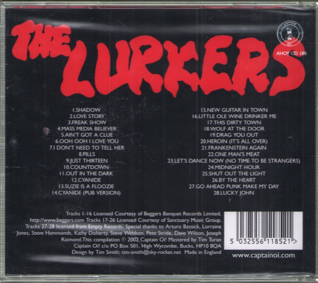 Lurkers - Punk Singles Collection - Cd