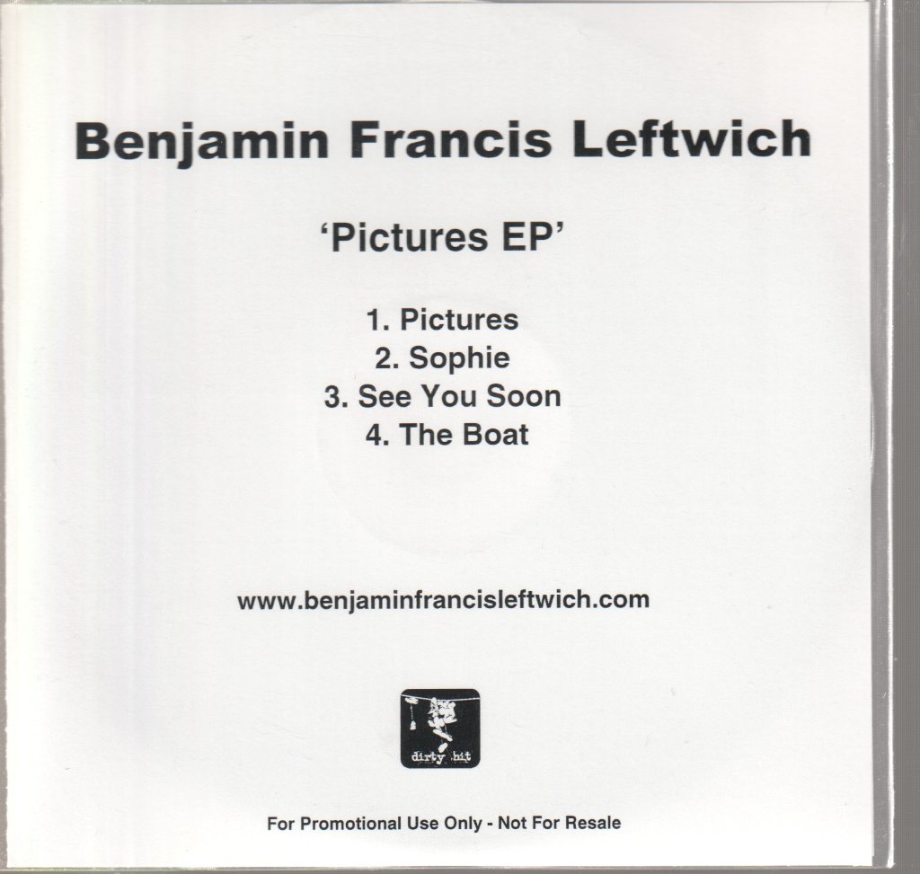 Benjamin Francis Leftwich - Pictures Ep - Cdr