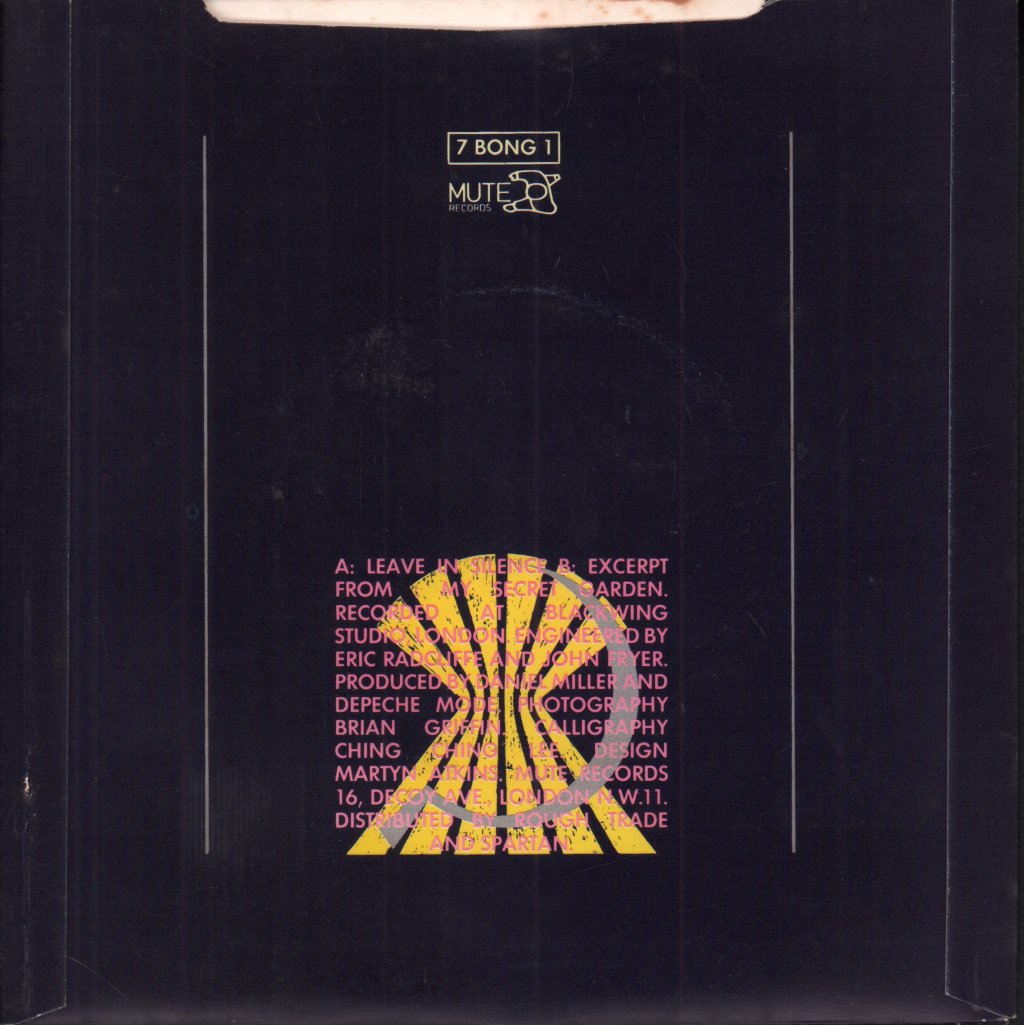 Depeche Mode - Leave In Silence - 7 Inch