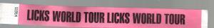Rolling Stones - Licks World Tour - Wristband