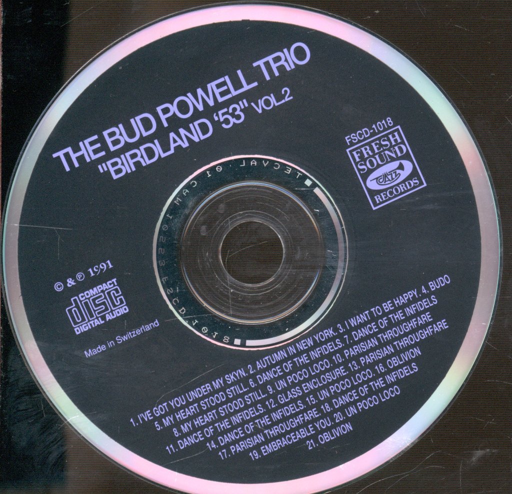 Bud Powell Trio - Birdland '53 Vol. 2 - Cd