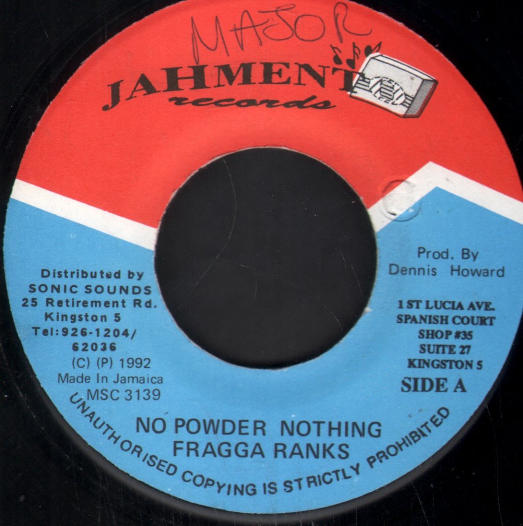 Fragga Ranks - No Powder Nothing - 7 Inch