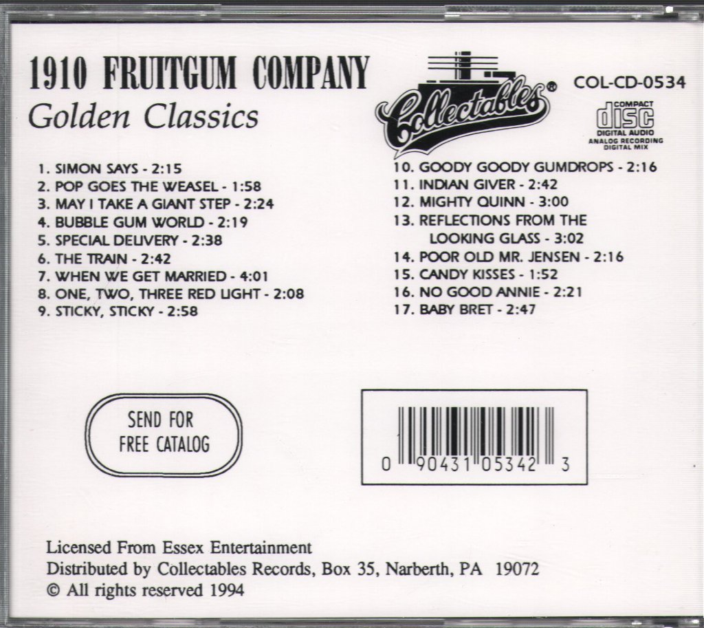 1910 Fruitgum Company - Golden Classics - Cd
