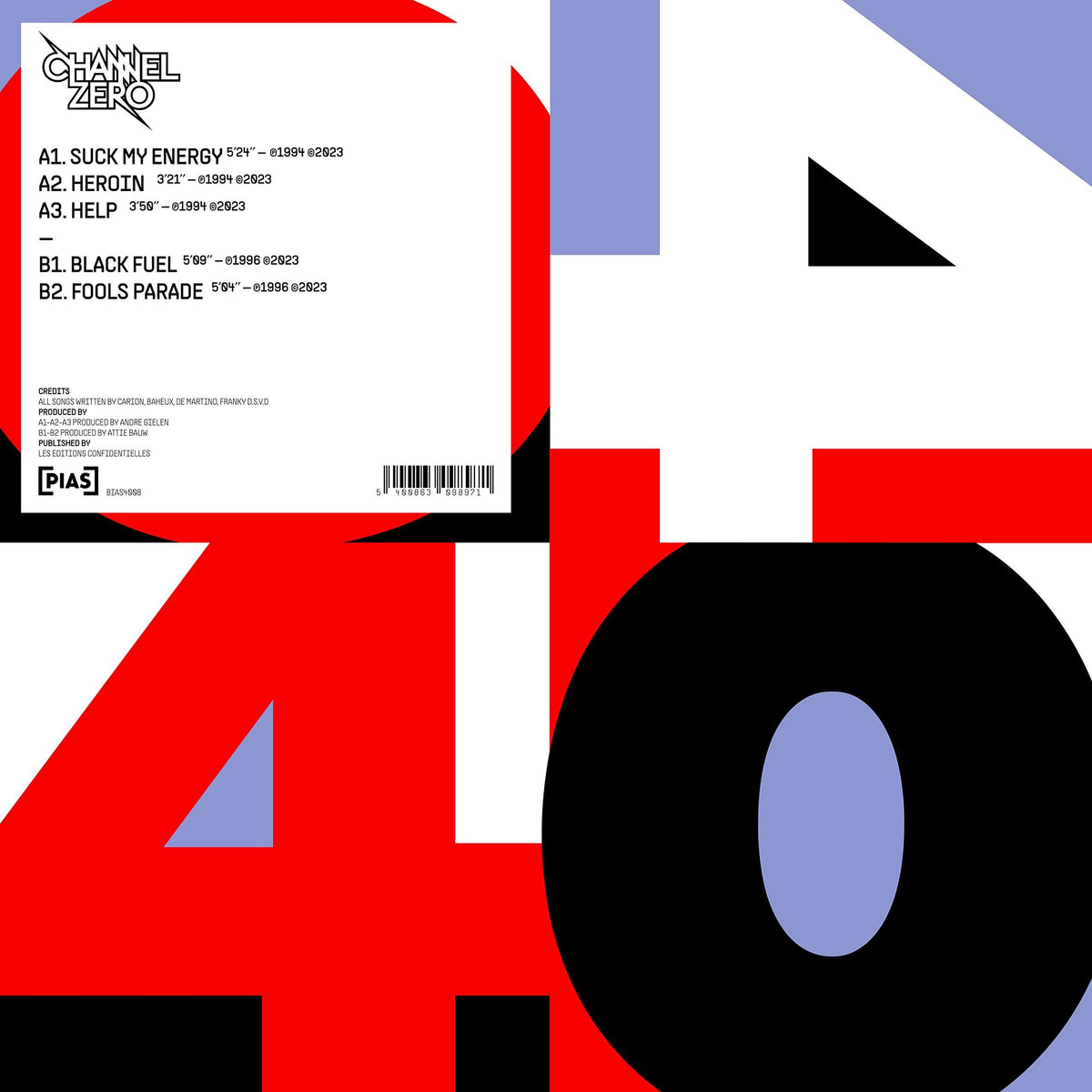 Channel Zero - [pias] 40 - 12 Inch