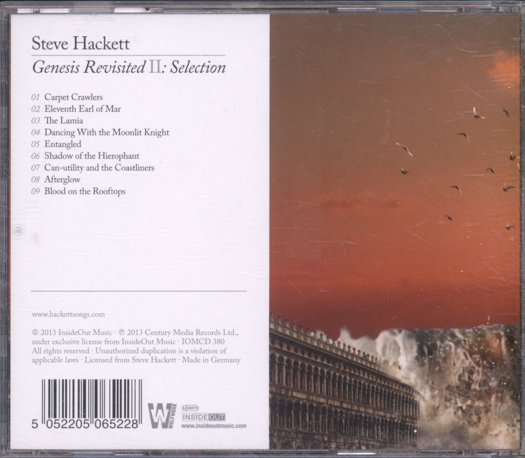 Steve Hackett - Genesis Revisited II: Selection - Cd