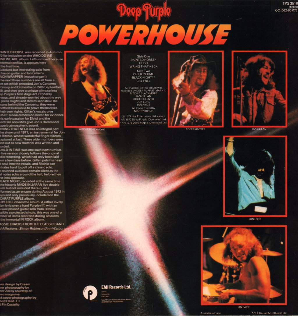 Deep Purple - Powerhouse - Lp