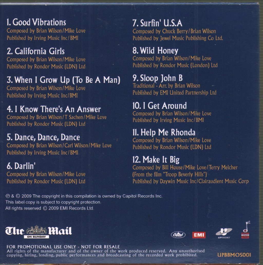 Beach Boys - Sound Of Summer - Cd