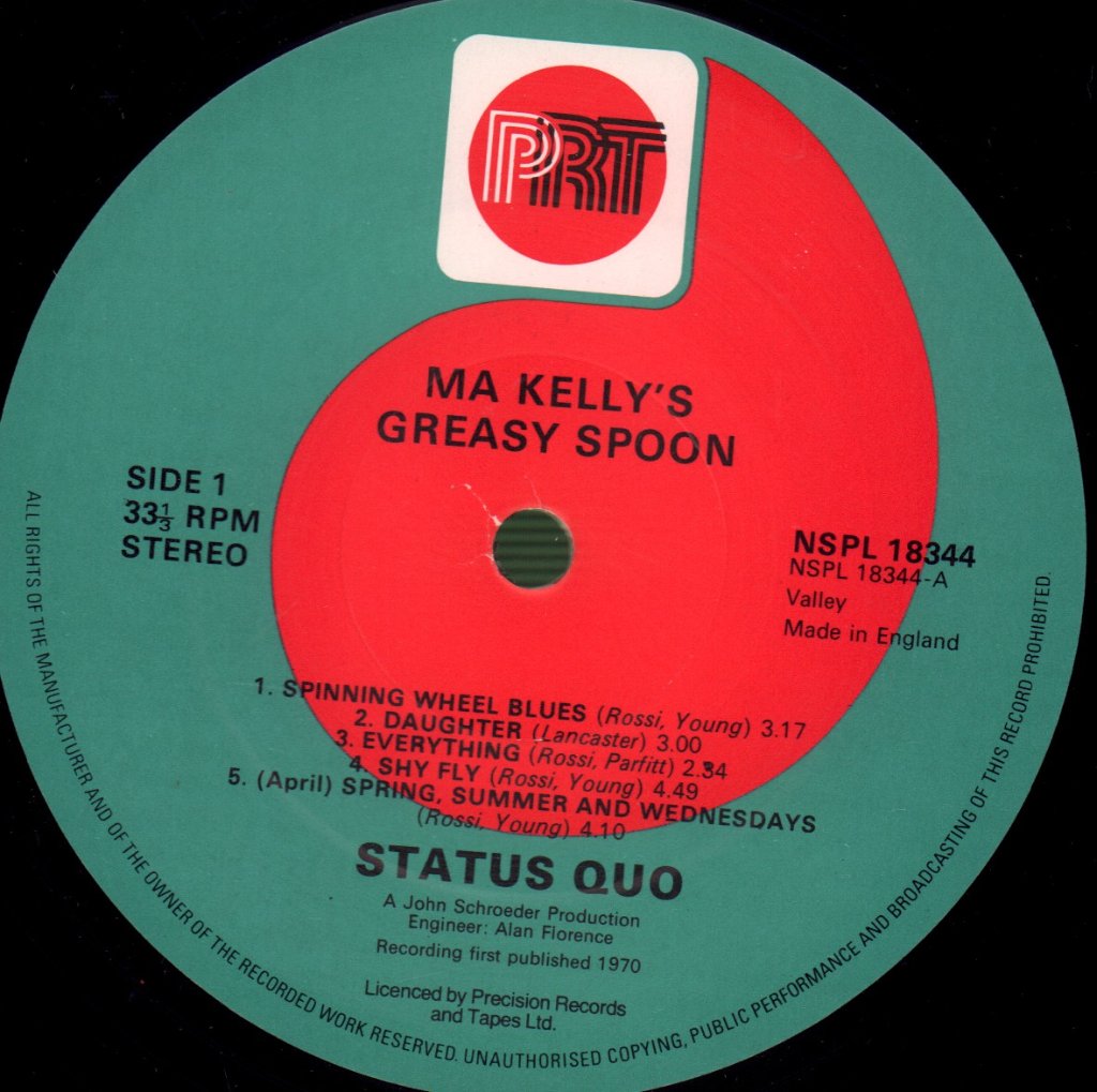 Status Quo - Ma Kelly's Greasy Spoon - Lp