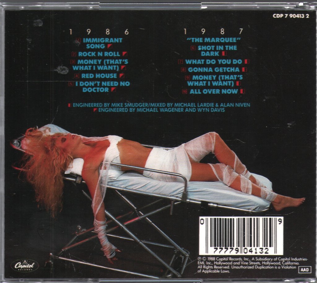 Great White - Recovery: Live! - Cd