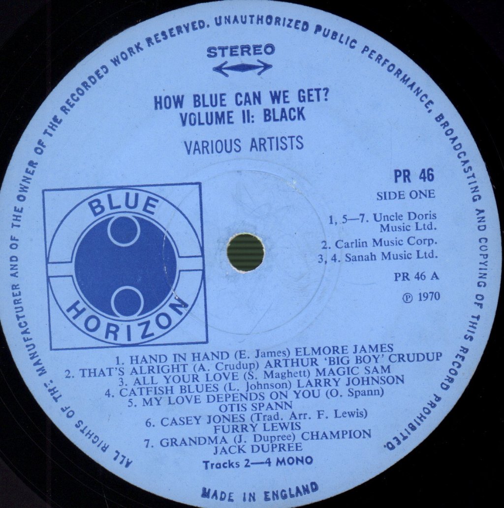 Various Artists - How Blue Can We Get? - Double Lp