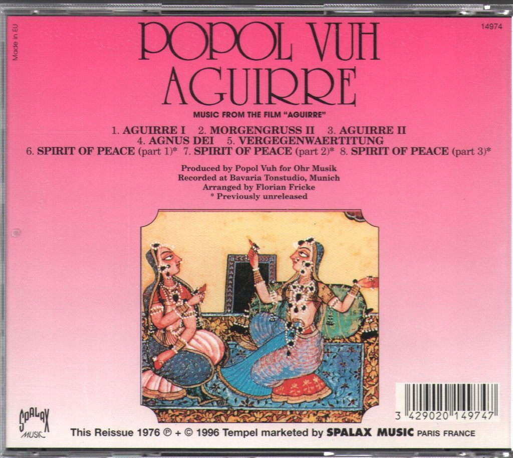 Popol Vuh - Aguirre - Cd