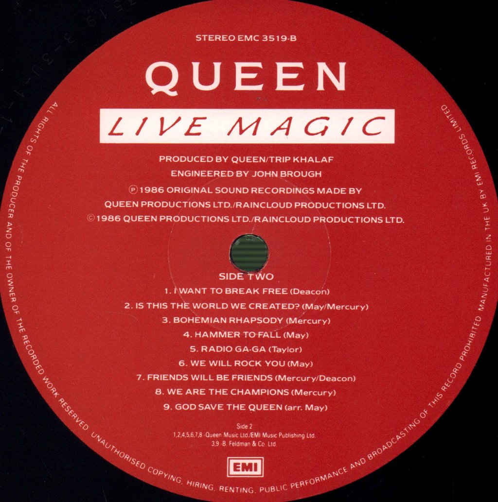 Queen - Live Magic - Lp