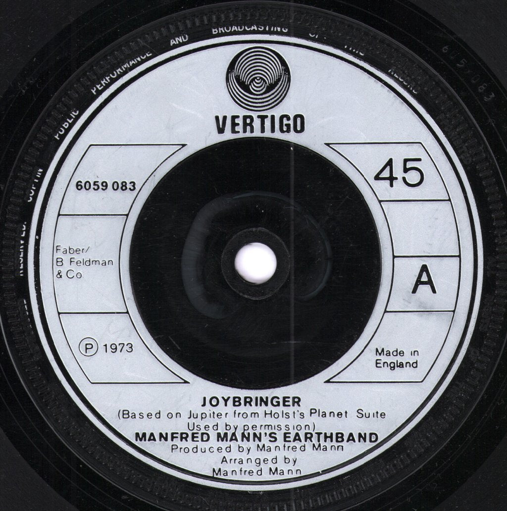 Manfred Mann's Earth Band - Joybringer - 7 Inch