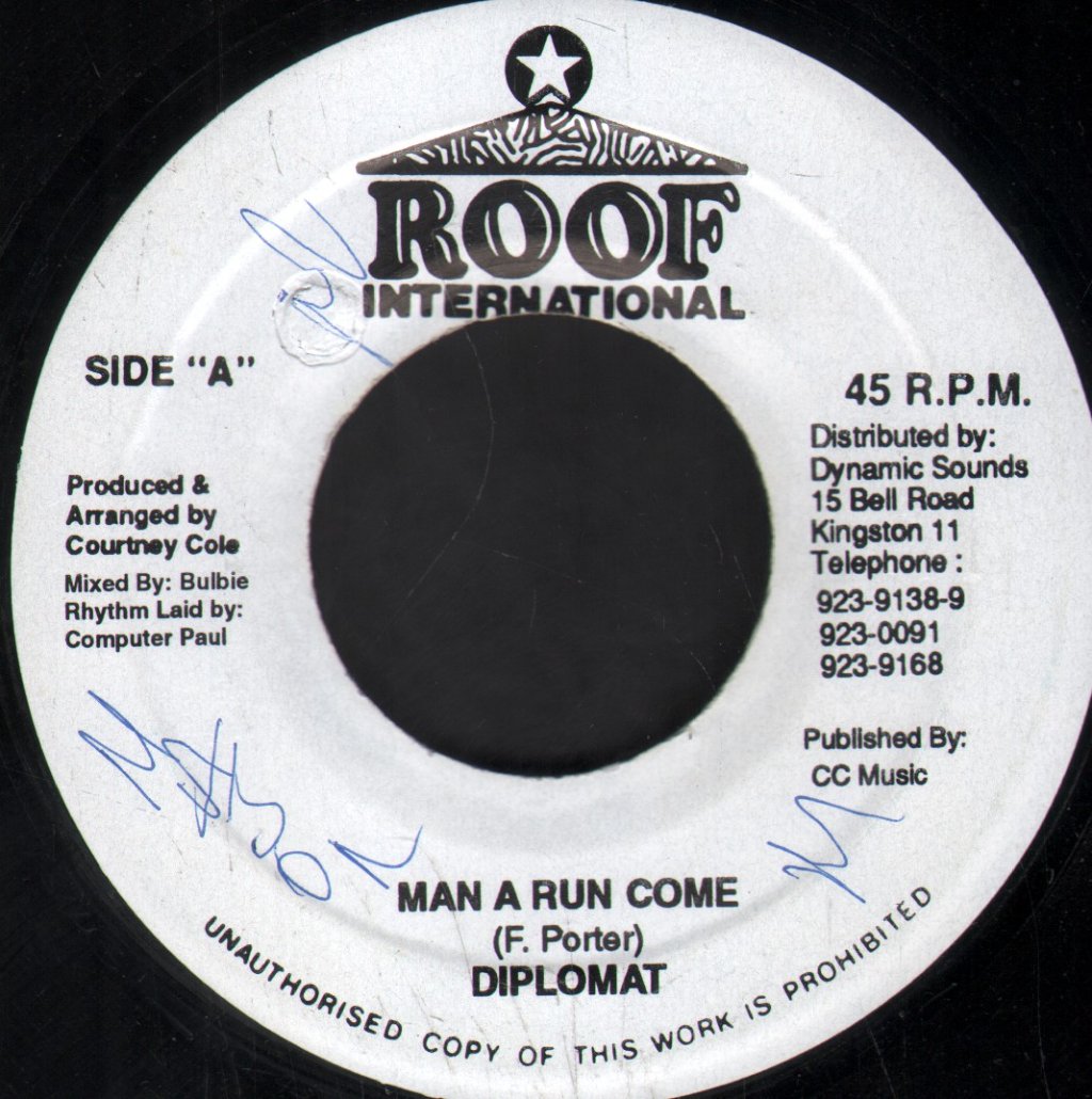 Diplomat - Man A Run Come - 7 Inch