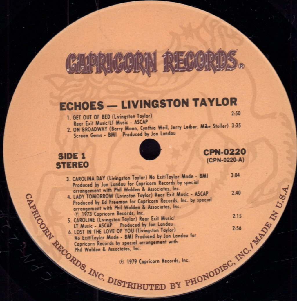 Livingston Taylor - Echoes - Lp