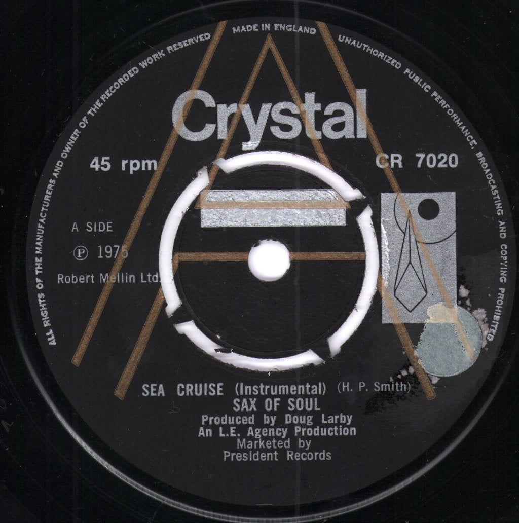 Sax Of Soul - Sea Cruise - 7 Inch