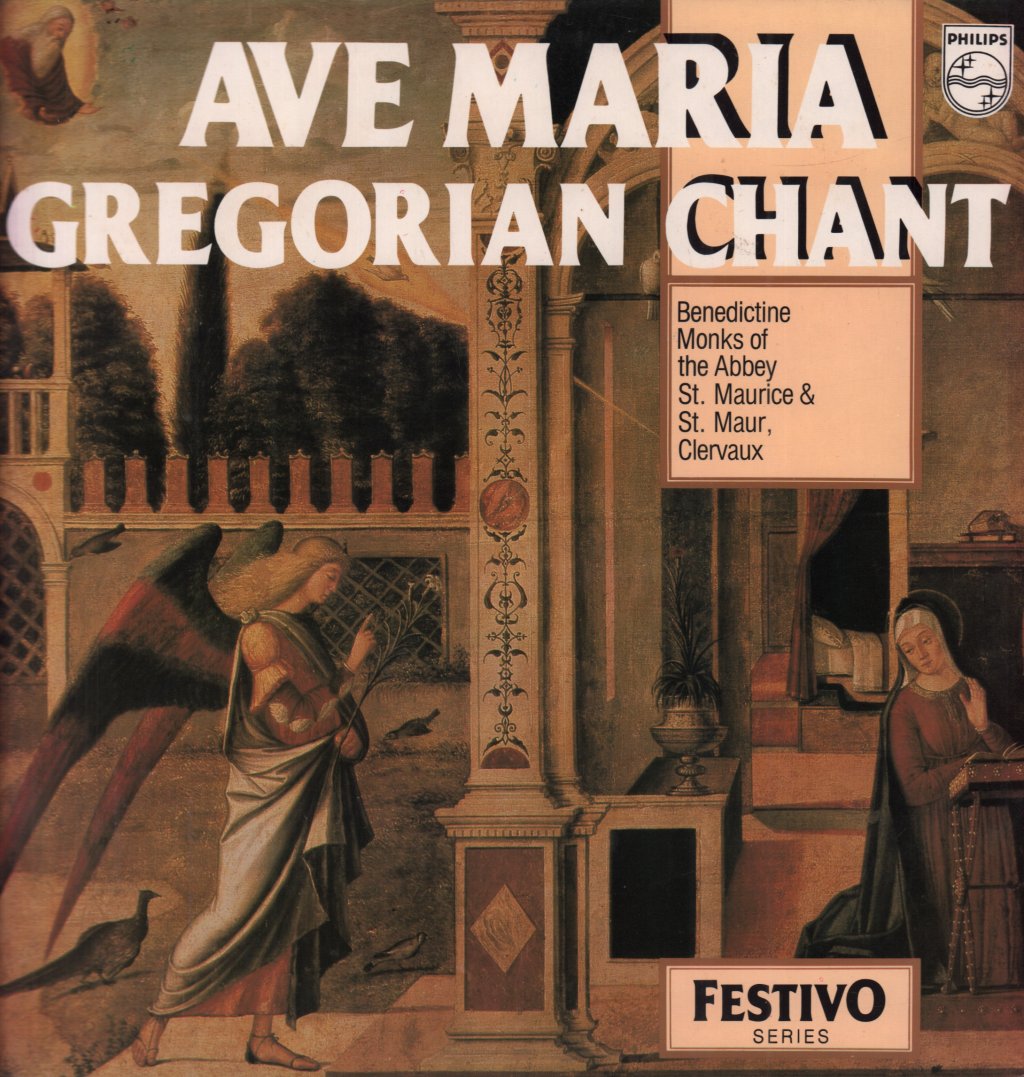 benadictine monks of the abbey saint-maurice and saint-maur of clervaus - Ave Maria Gregorian Chant - Lp