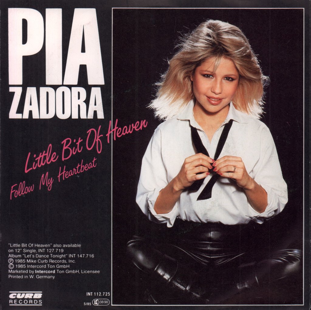 Pia Zadora - Little Bit Of Heaven - 7 Inch