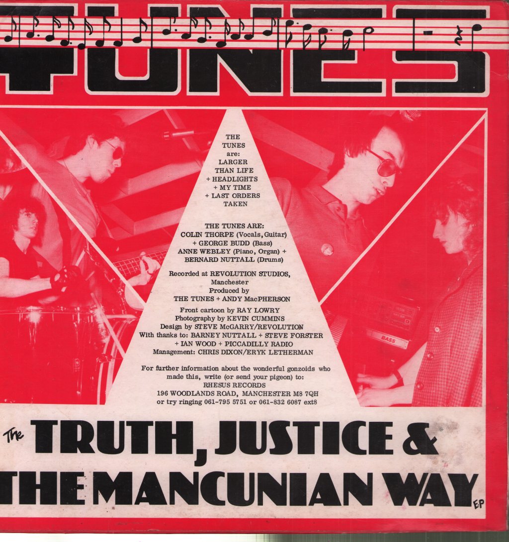 Tunes - Truth, Justice & The Mancunian Way EP - 12 Inch