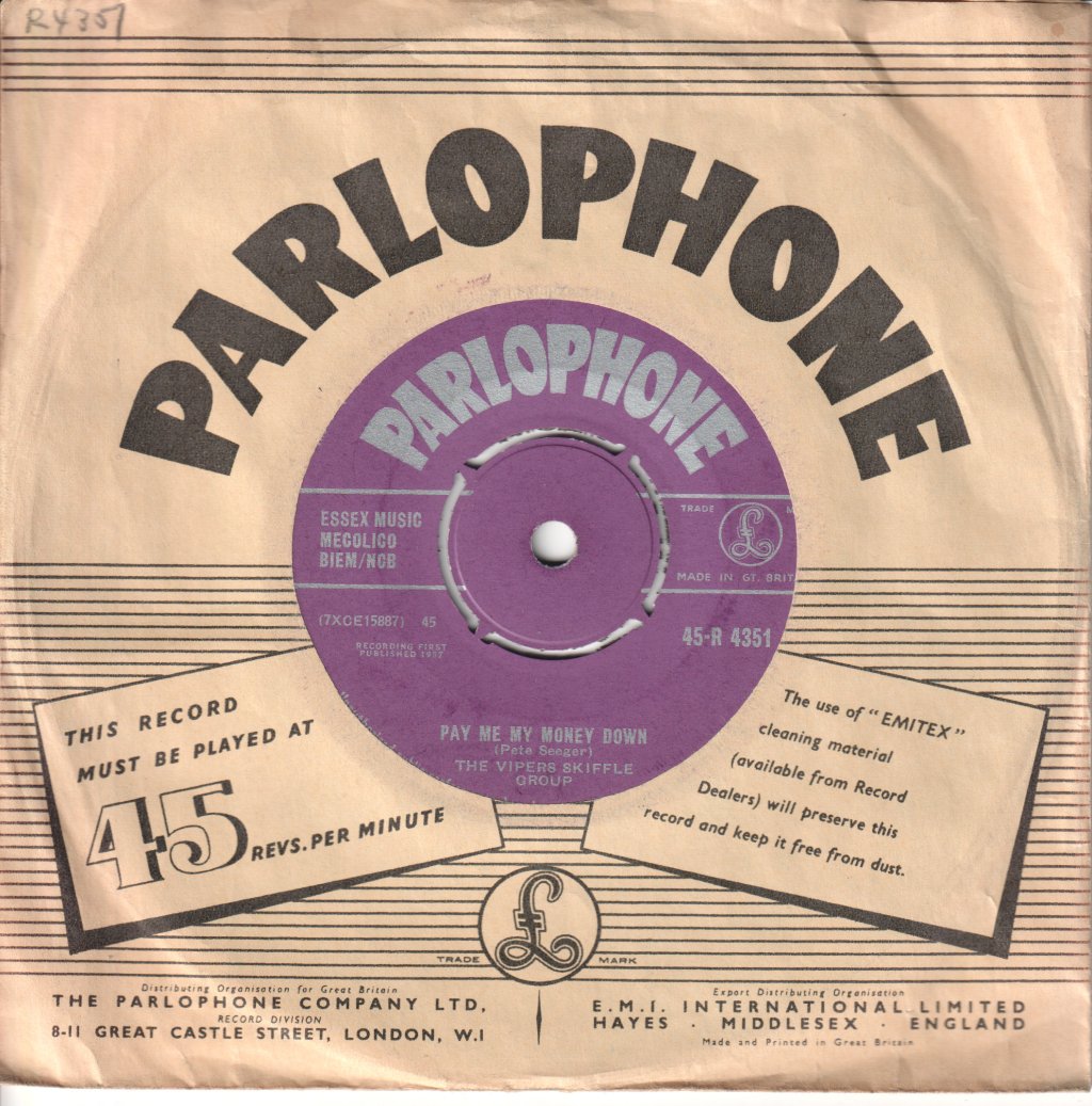 Vipers Skiffle Group - Homing Bird - 7 Inch