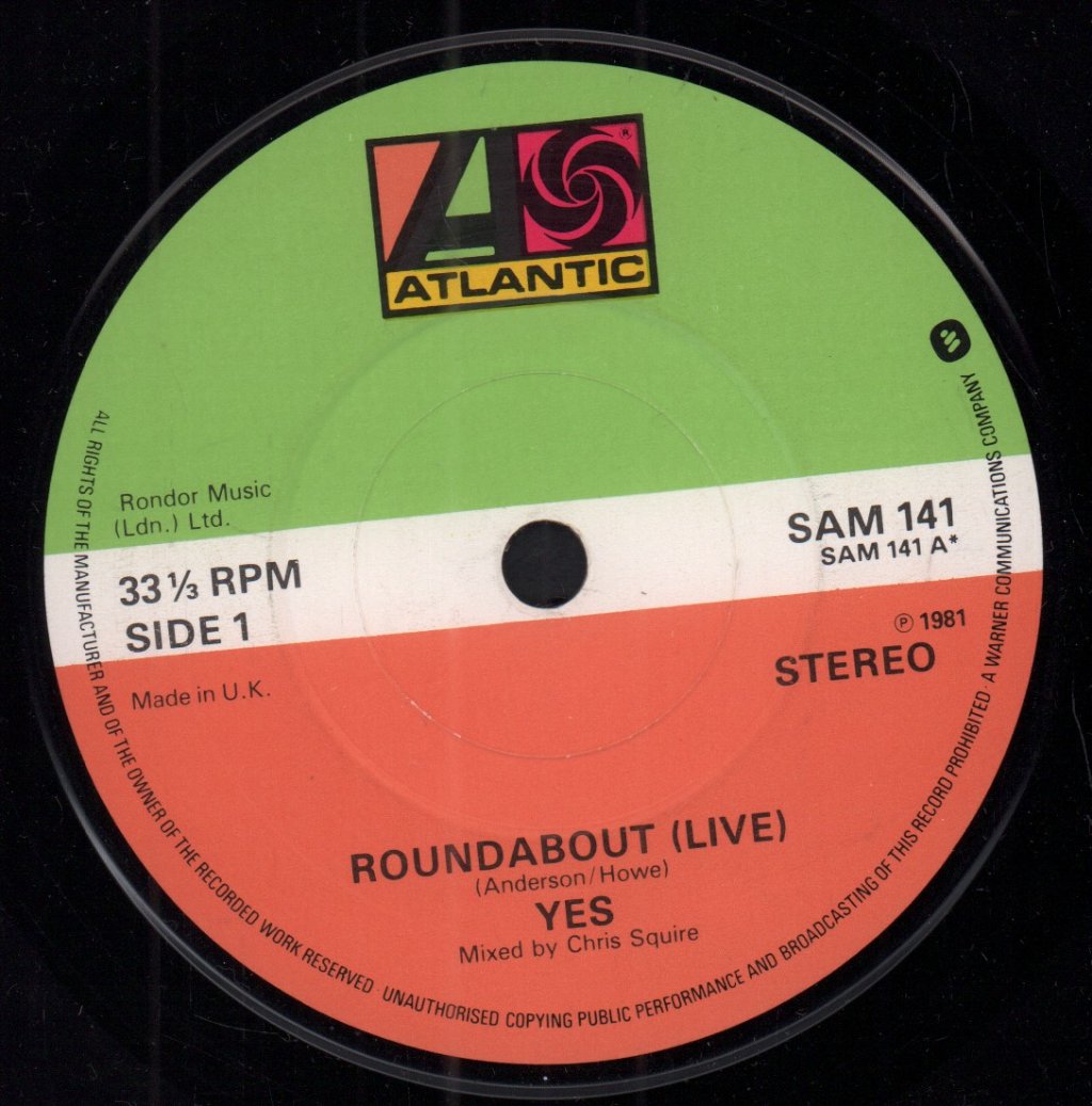 Yes - Roundabout - 7 Inch