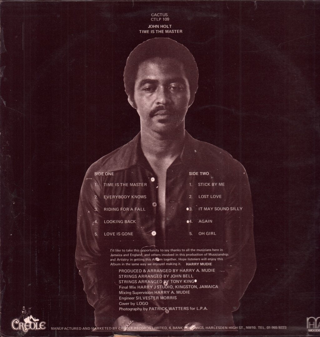 John Holt - Time Is The Master - Lp