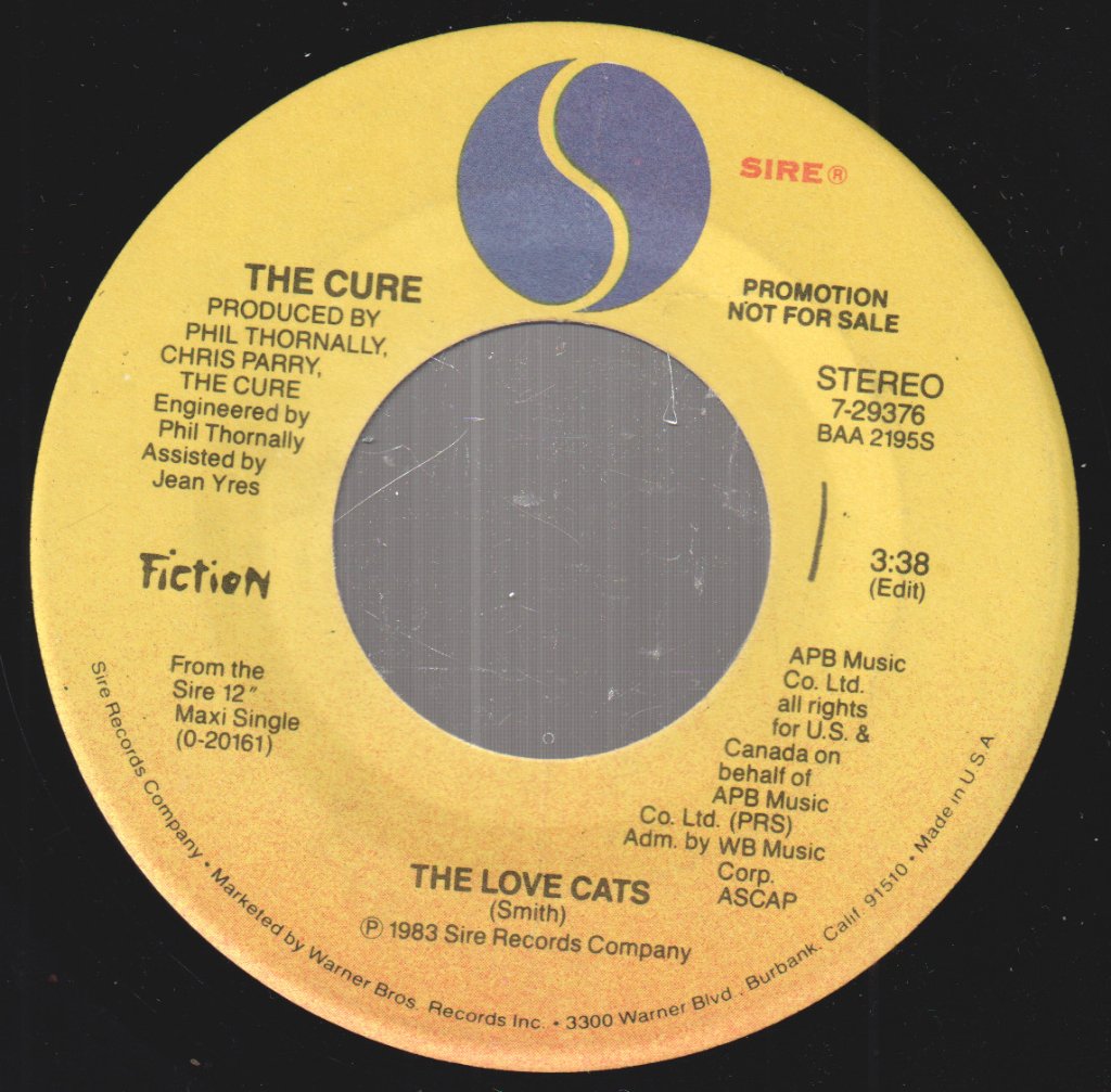 Cure - Love Cats - 7 Inch