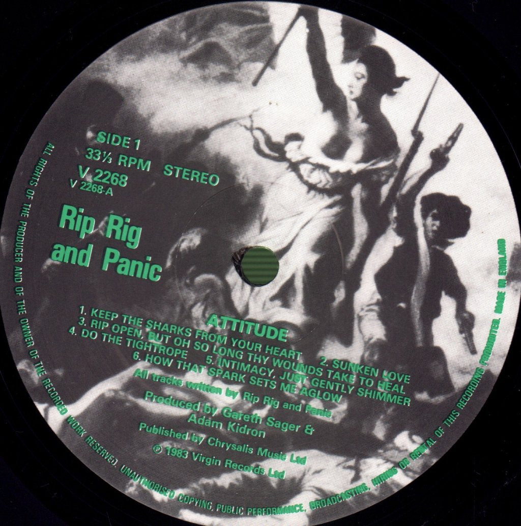 Rip Rig And Panic - Attitude - Lp