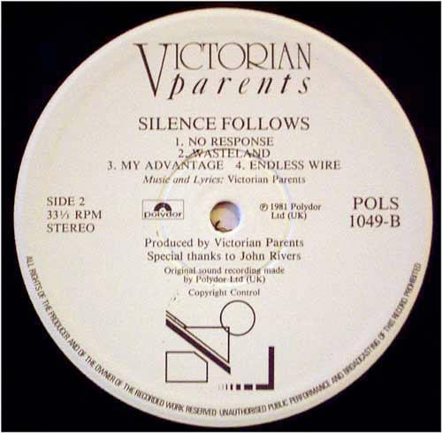Victorian Parents - Silence Follows - Lp