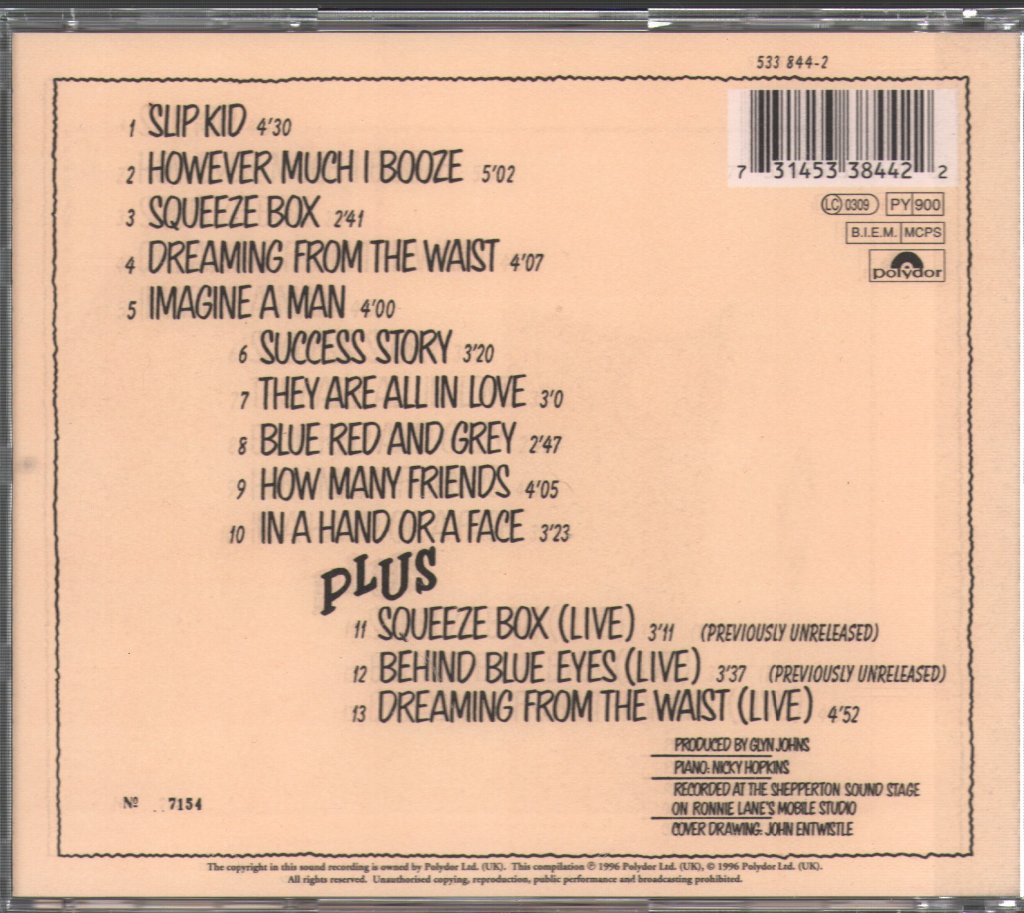 Who - Who By Numbers - Cd