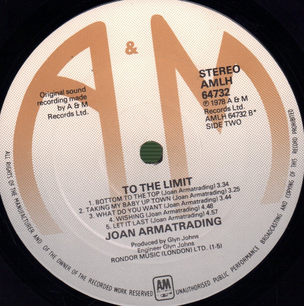 Joan Armatrading - To The Limit - Lp