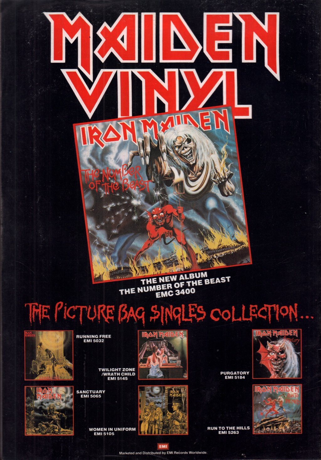 Iron Maiden/Rods - Beast On The Road - Tour Programme
