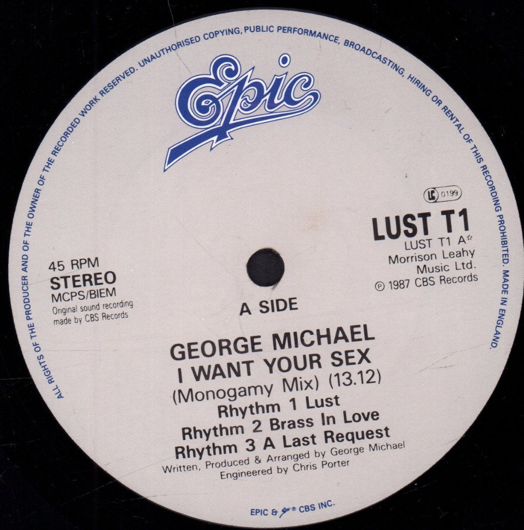 George Michael - I Want Your Sex - 12 Inch