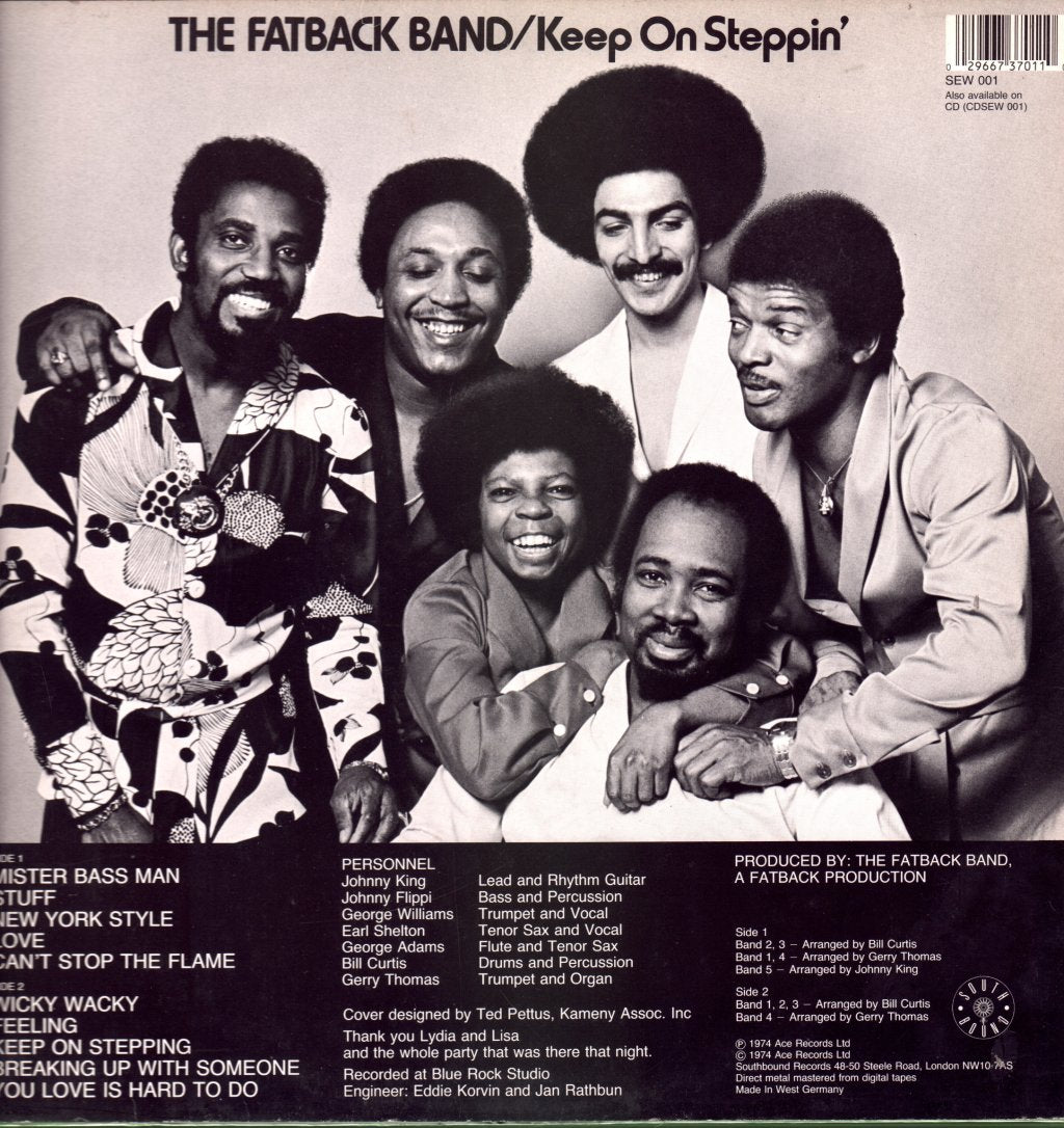 Fatback Band - Keep On Steppin' - Lp