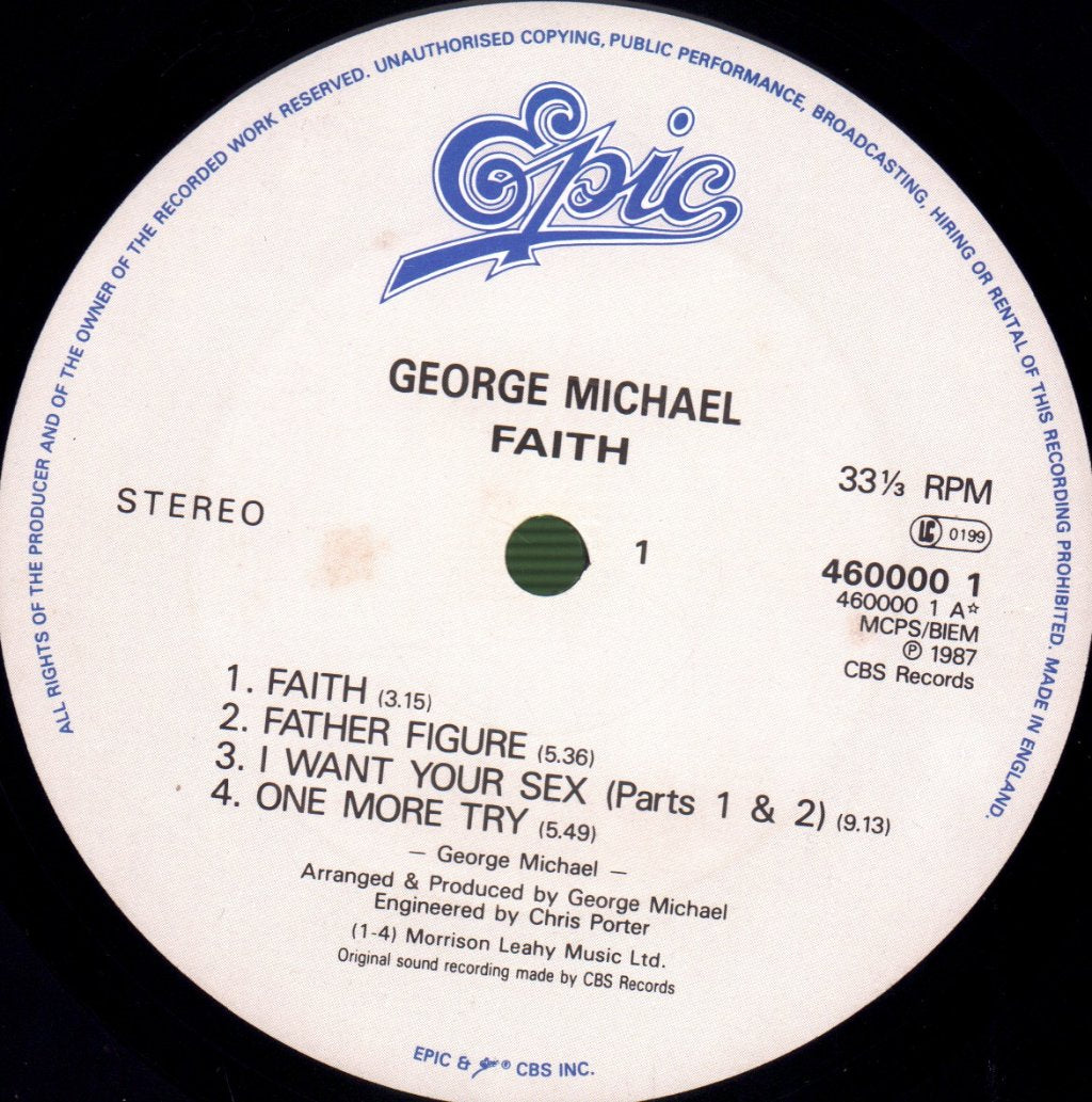George Michael - Faith - Lp