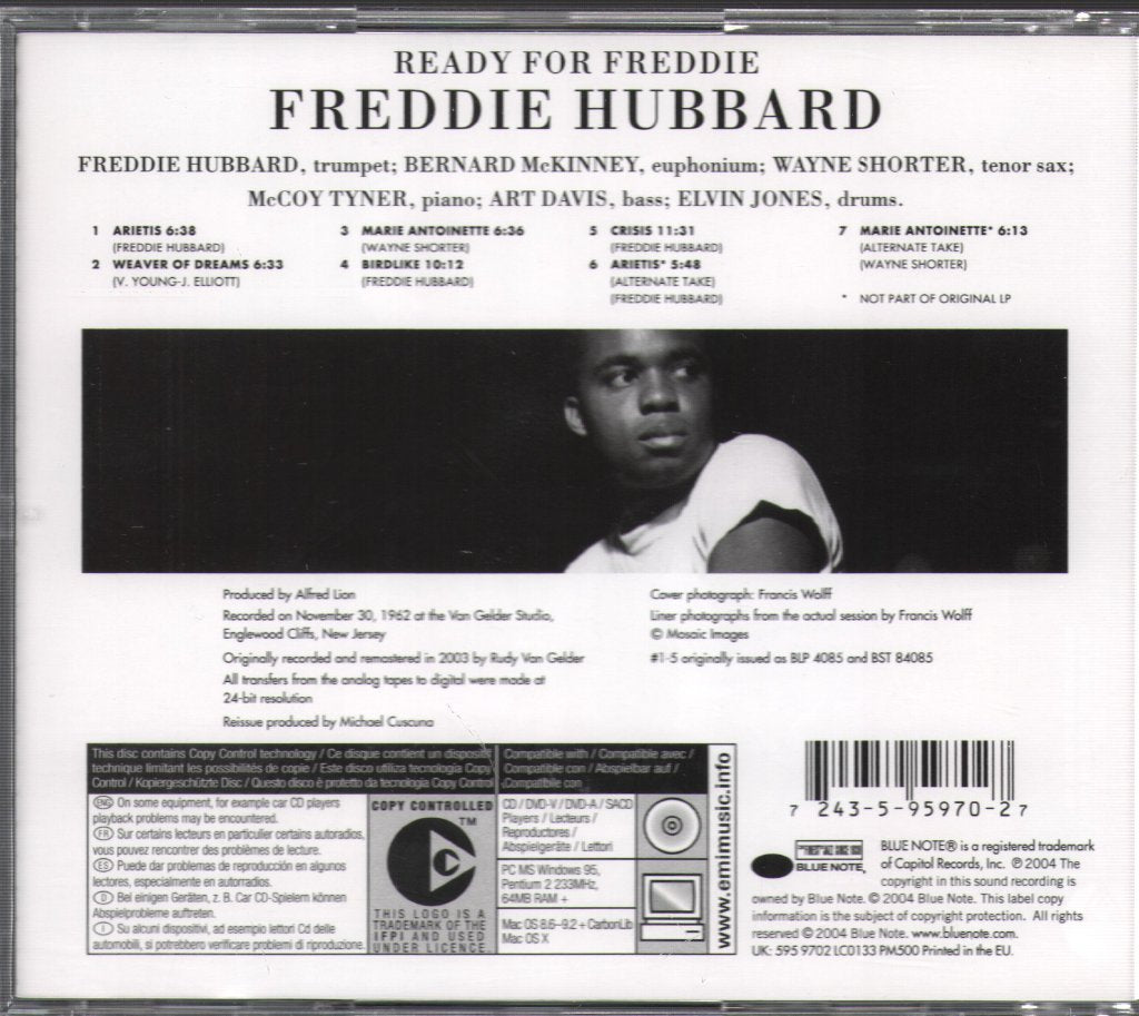 Freddie Hubbard - Ready For Freddie - Cd