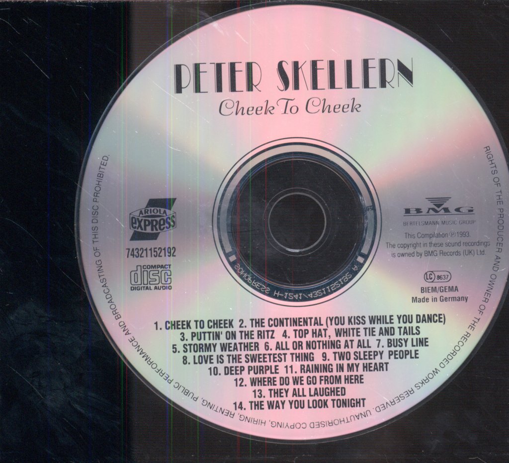 Peter Skellern - Cheek To Cheek - Cd