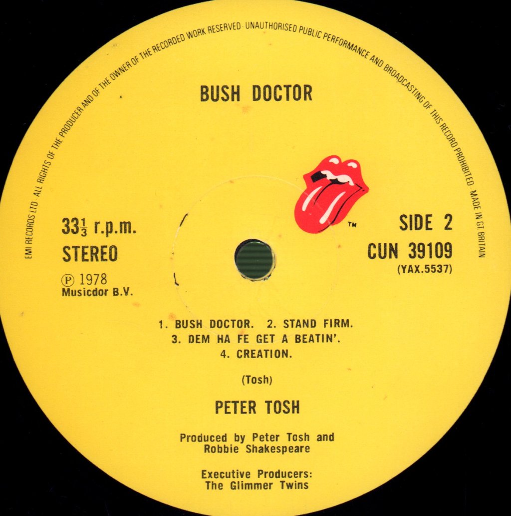 Peter Tosh - Bush Doctor - Lp