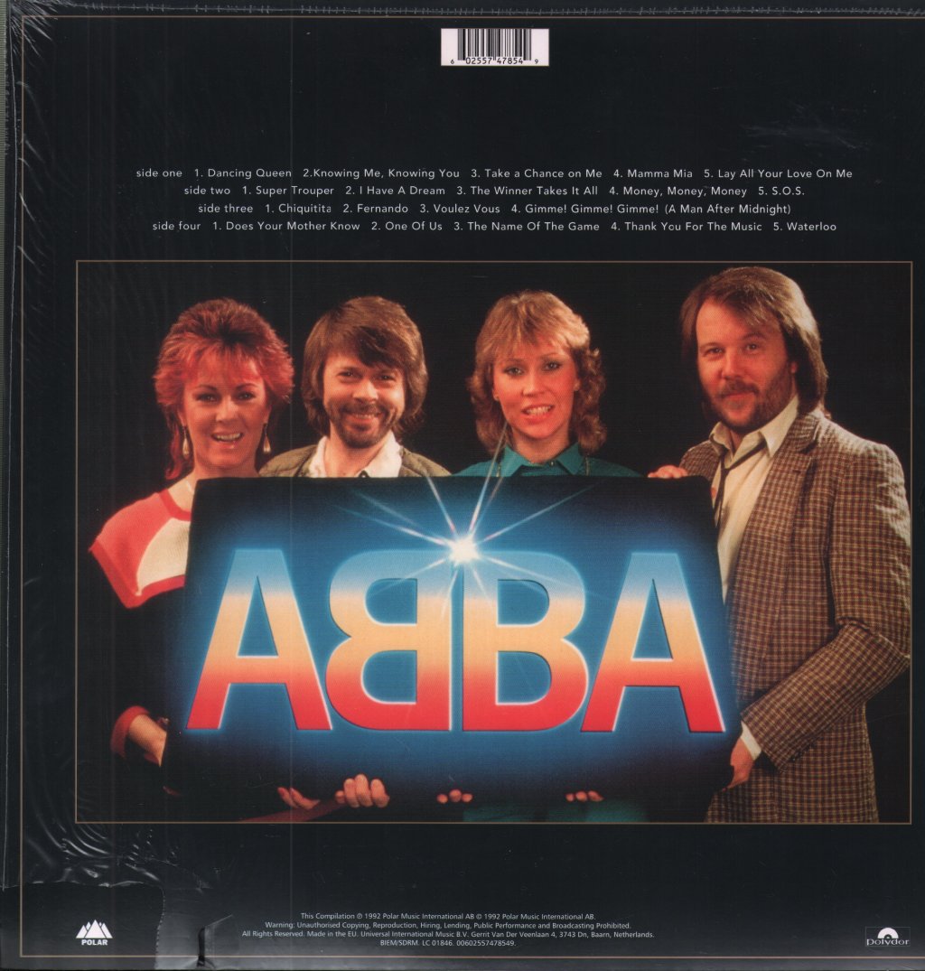 ABBA - Gold: Greatest Hits - Double Lp