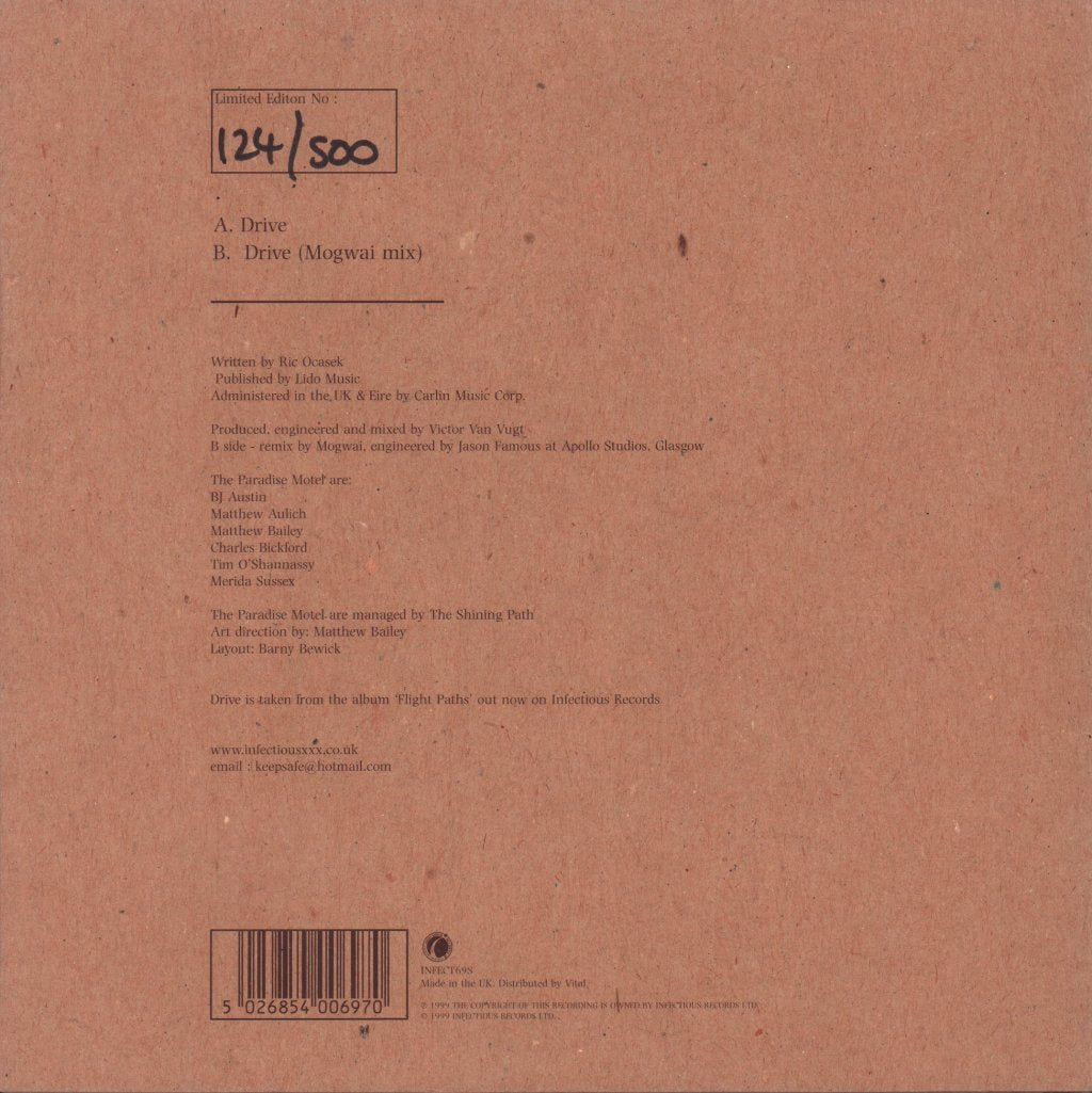 Paradise Motel - Drive - 7 Inch