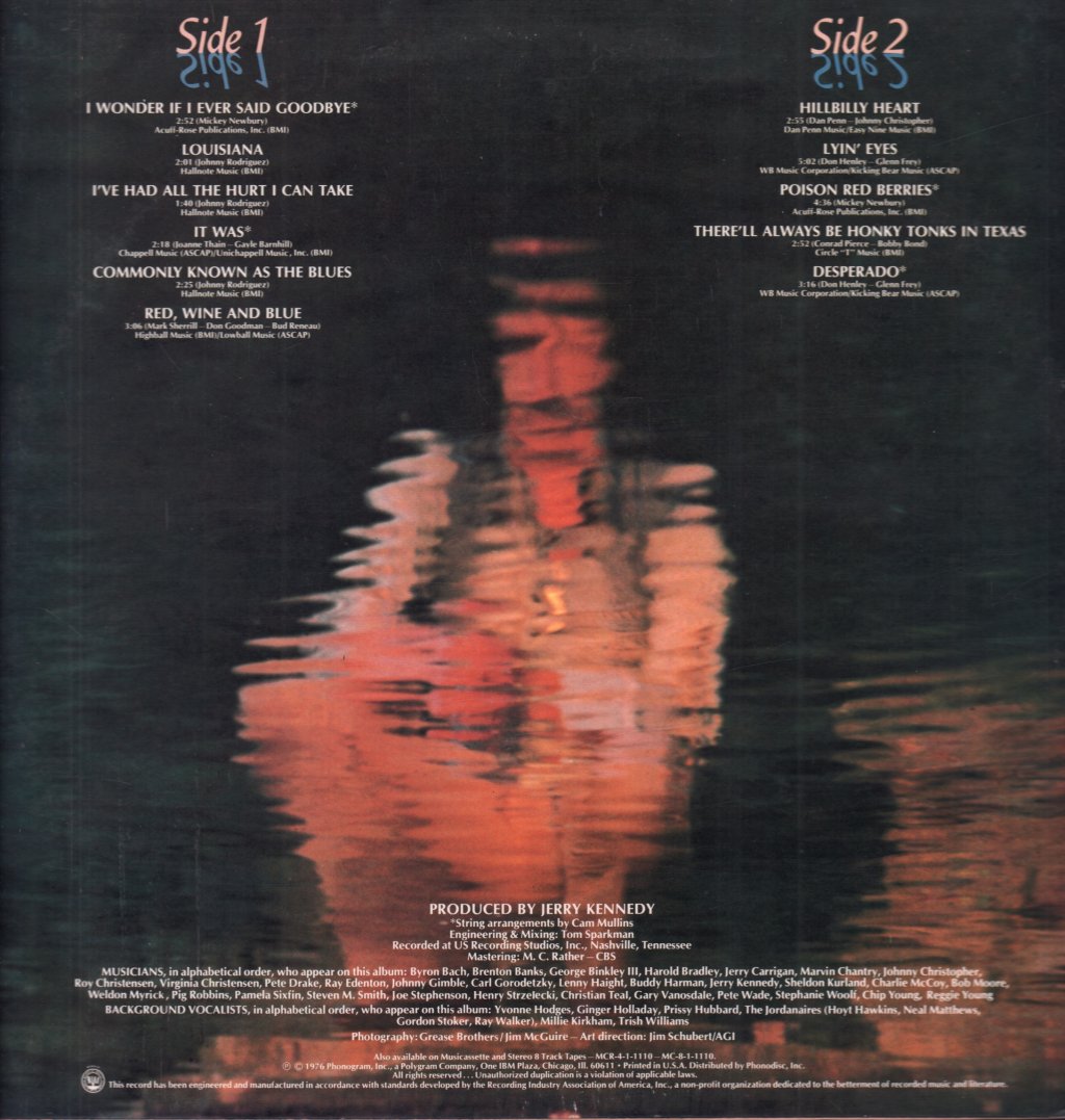 Johnny Rodriguez - Reflecting - Lp