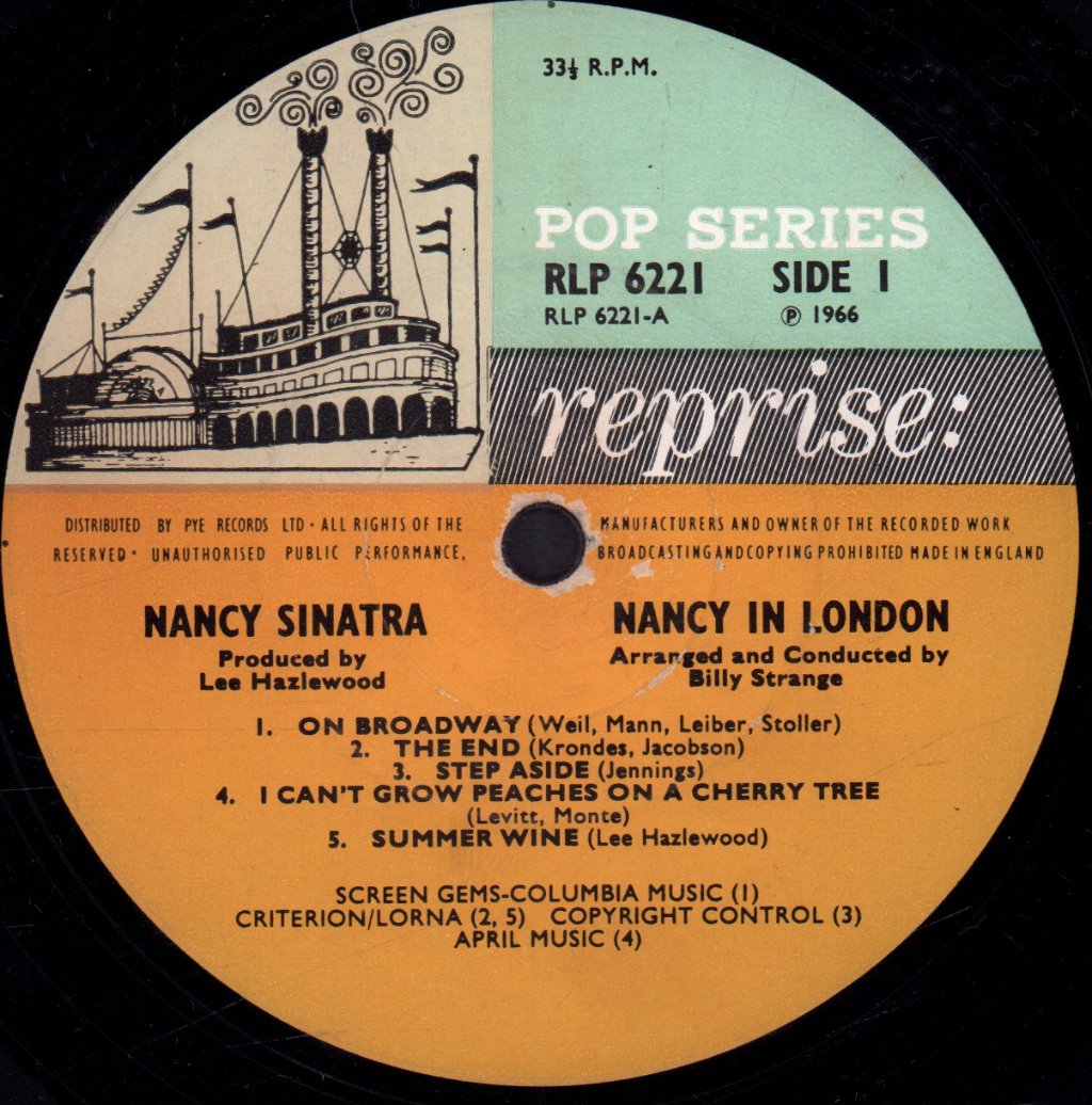 Nancy Sinatra - Nancy In London - Lp