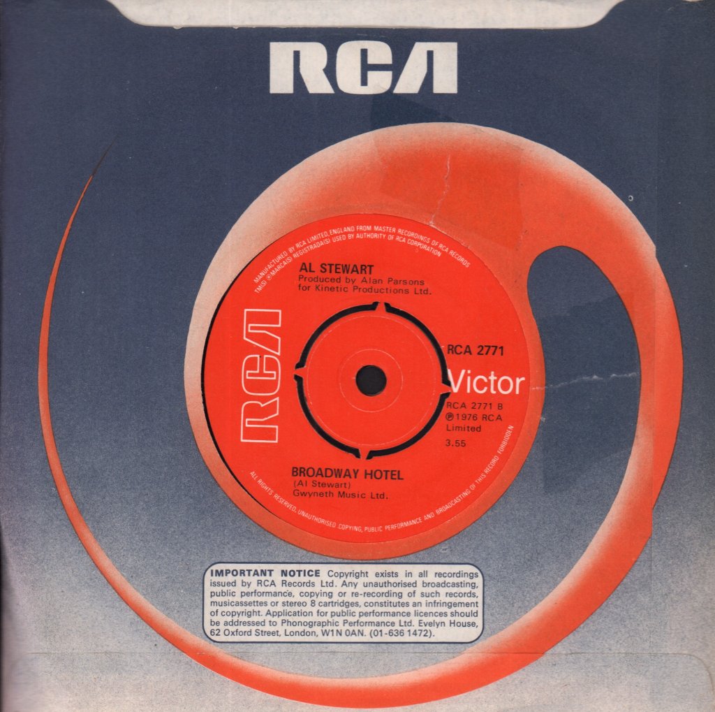 Al Stewart - Year Of The Cat - 7 Inch