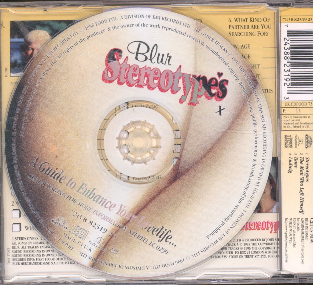 Blur - Stereotypes - Cd