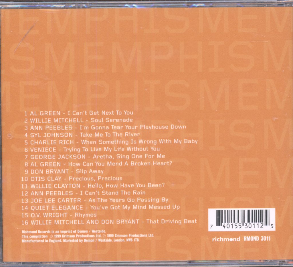 Various Artists - Soul From The Cities Vol 3 - Memphis - Cd