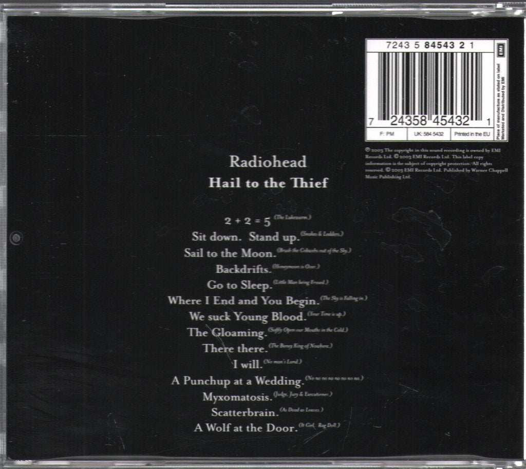 Radiohead - Hail To The Thief - Cd