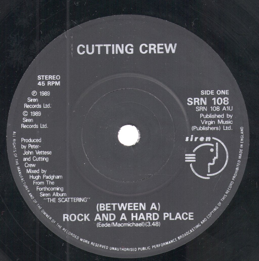 Cutting Crew - Rock And A Hard Place - 7 Inch