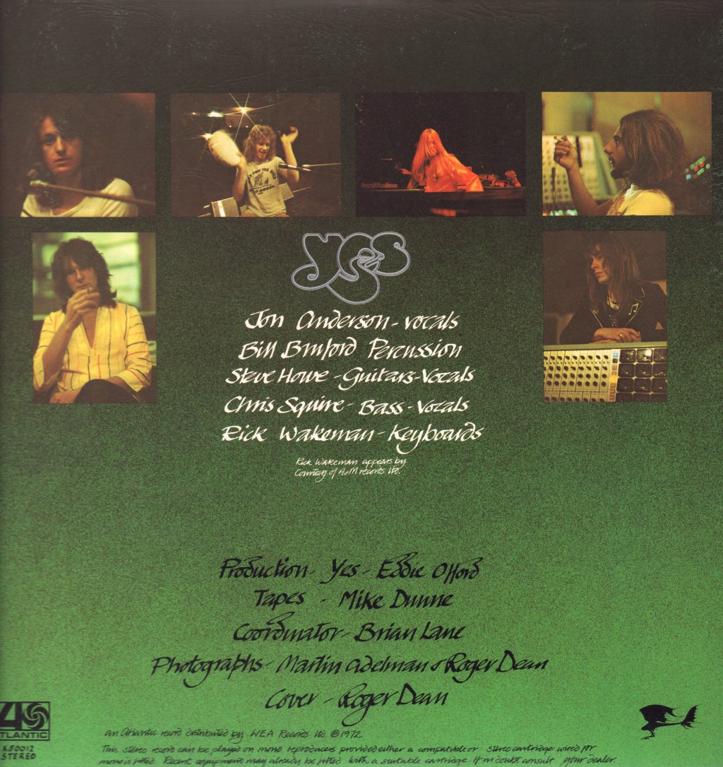 Yes - Close To The Edge - Lp