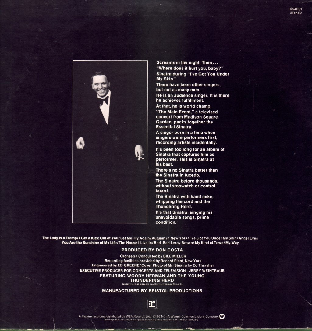 Frank Sinatra - Main Event (Live) - Lp